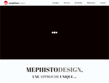 Tablet Screenshot of mephistodesign.com